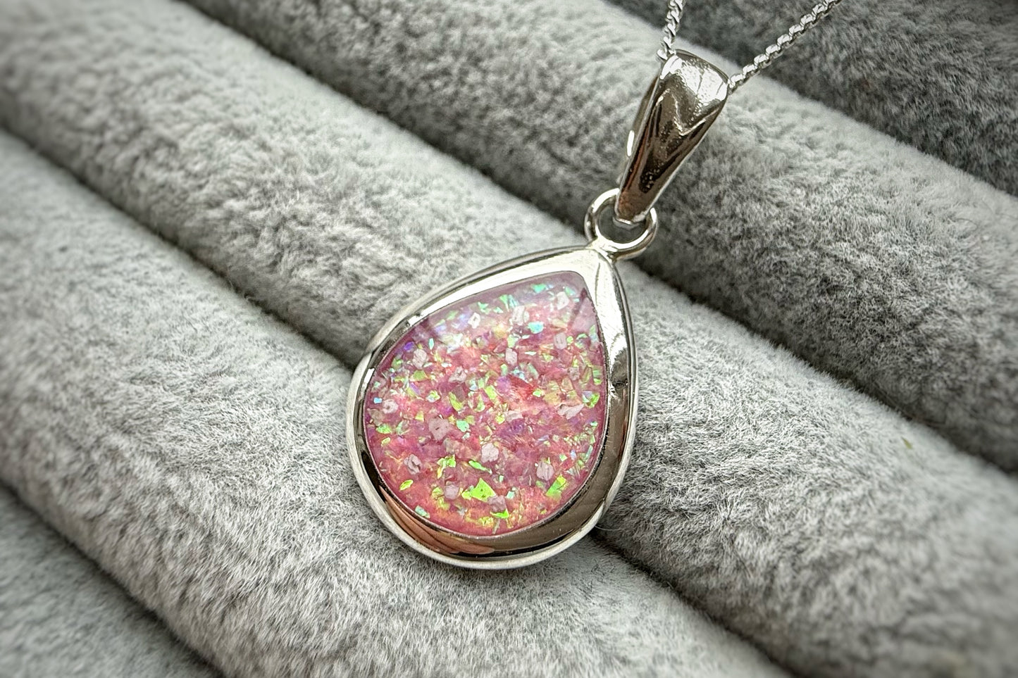 925 Silver Rounded Teardrop Pendant