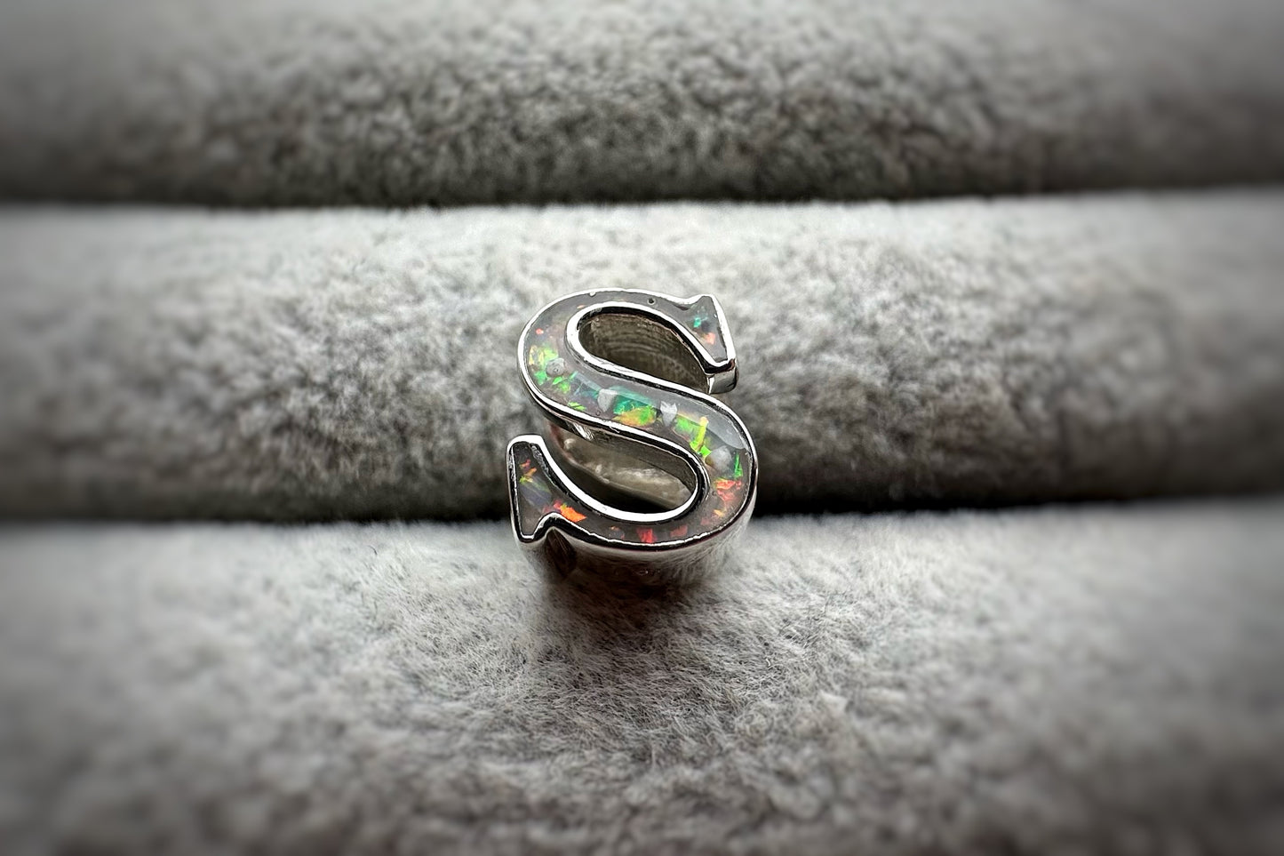 925 Silver Initial Charm
