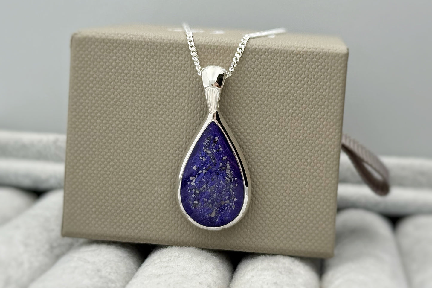 925 Silver Large Teardrop Pendant