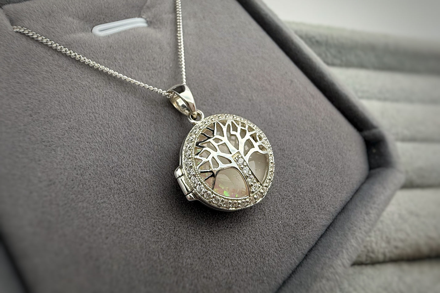 925 Silver Tree of Life Locket Pendant