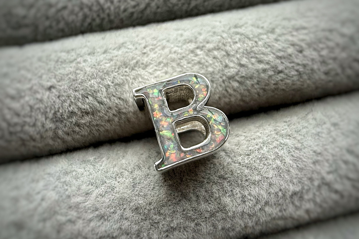 925 Silver Initial Charm