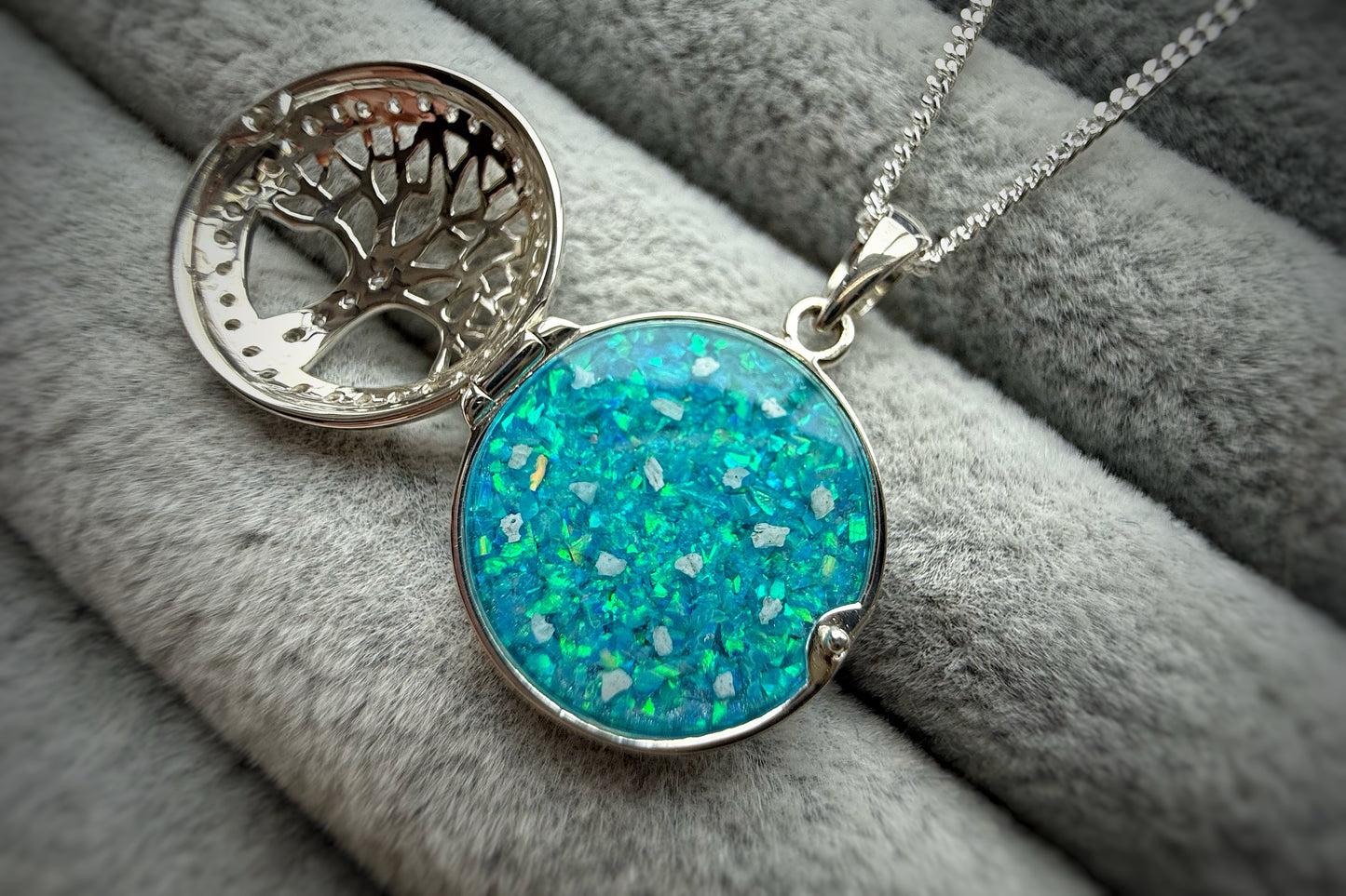 925 Silver Tree of Life Locket Pendant