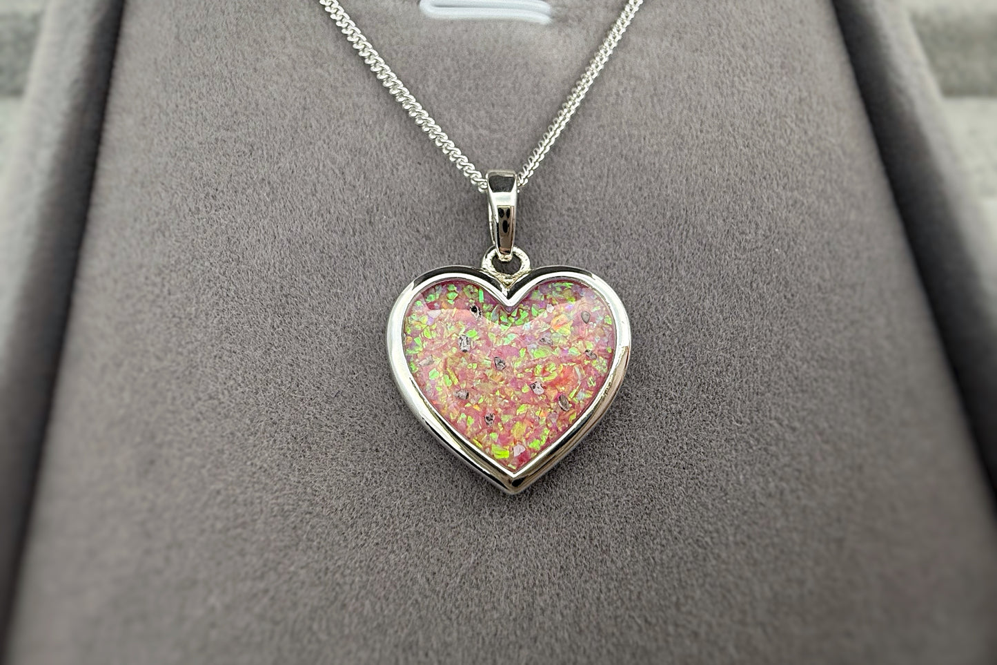 925 Silver Simple 16mm Heart Thick Trim Pendant