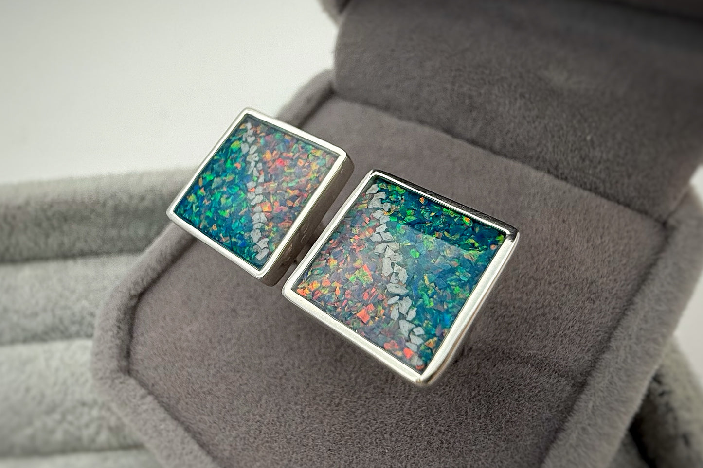 925 Silver Gent’s Square Cufflinks