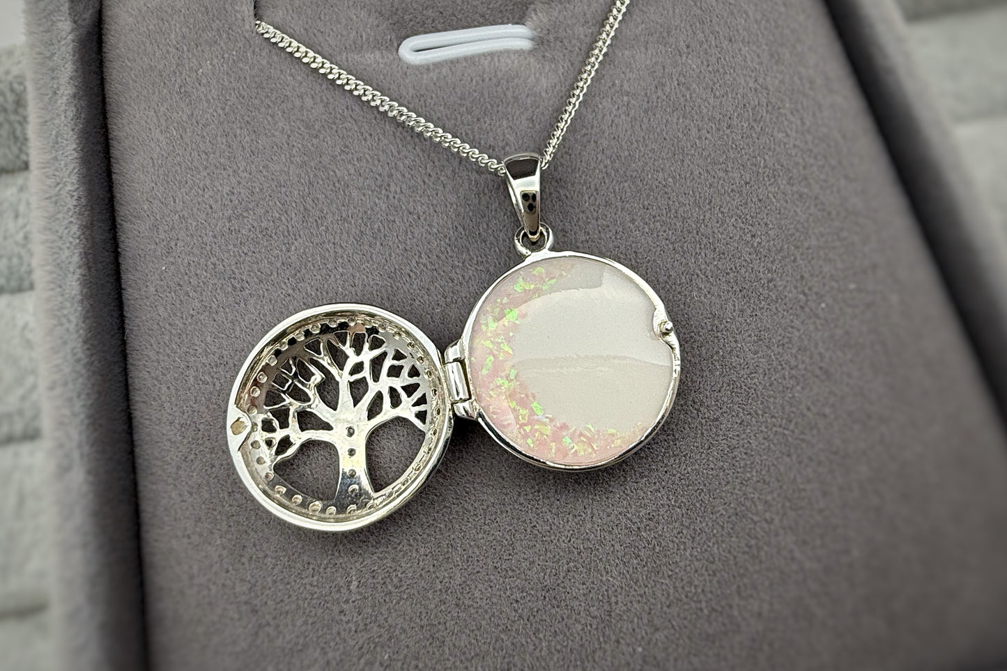 925 Silver Tree of Life Locket Pendant