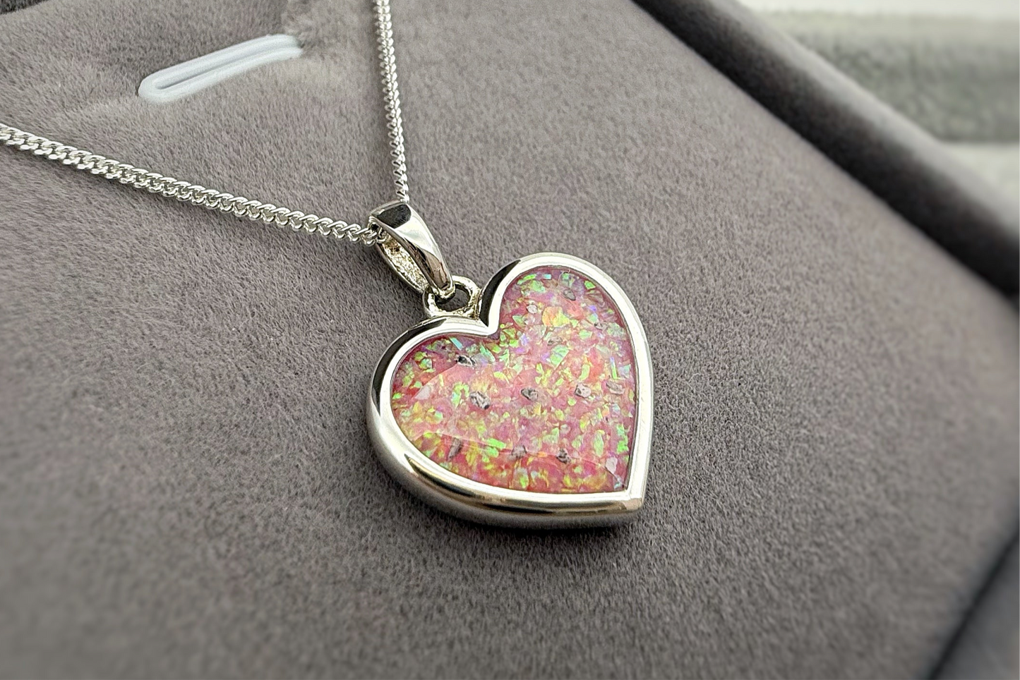 925 Silver Simple 16mm Heart Thick Trim Pendant