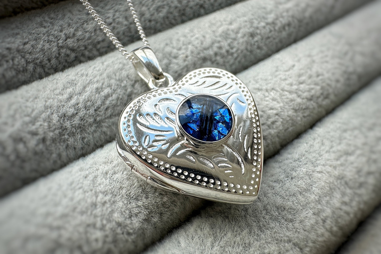 925 Silver Heart Design Locket Pendant