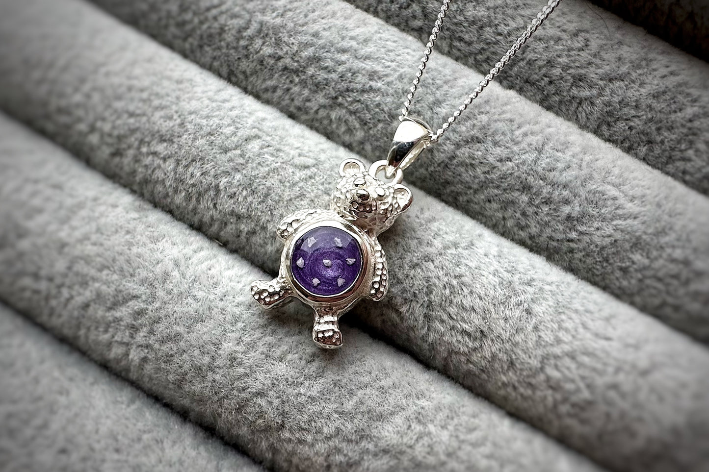 925 Silver Teddy Bear Pendant