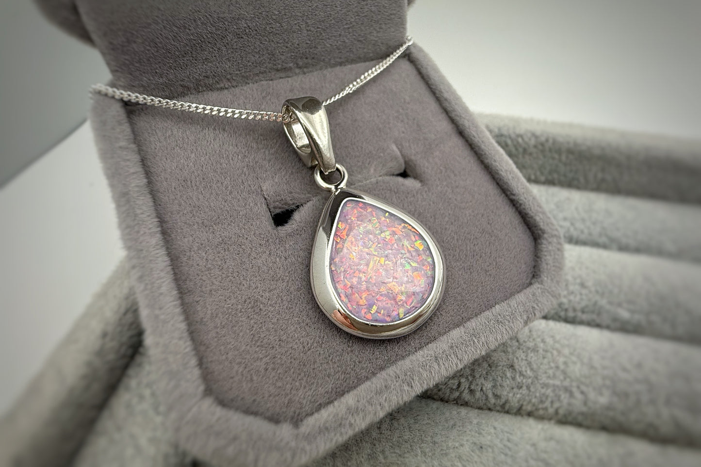 925 Silver Rounded Teardrop Pendant