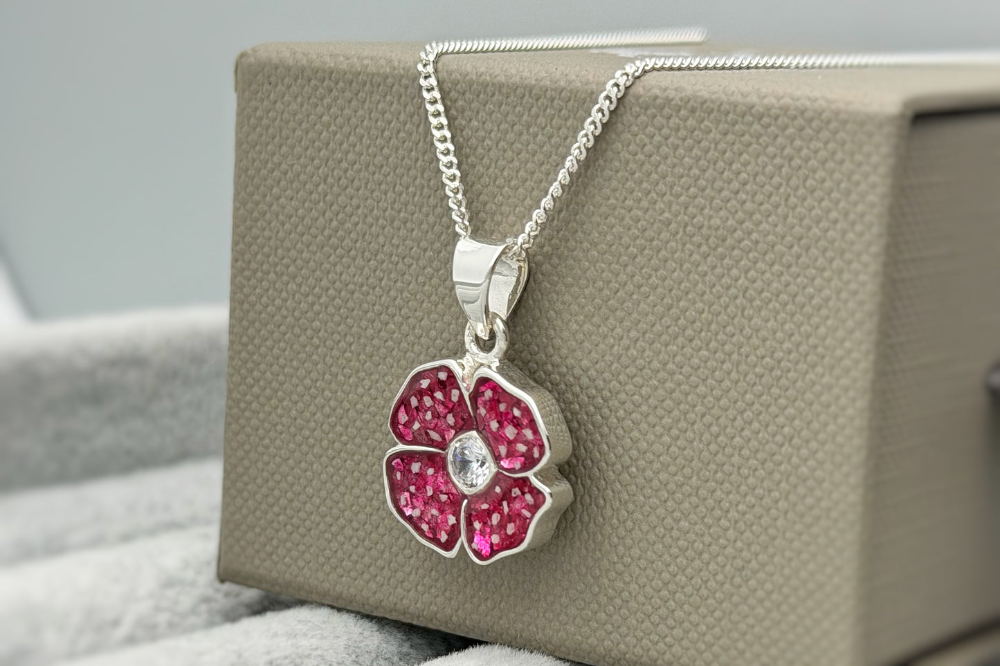 925 Silver Exclusive Poppy Pendant