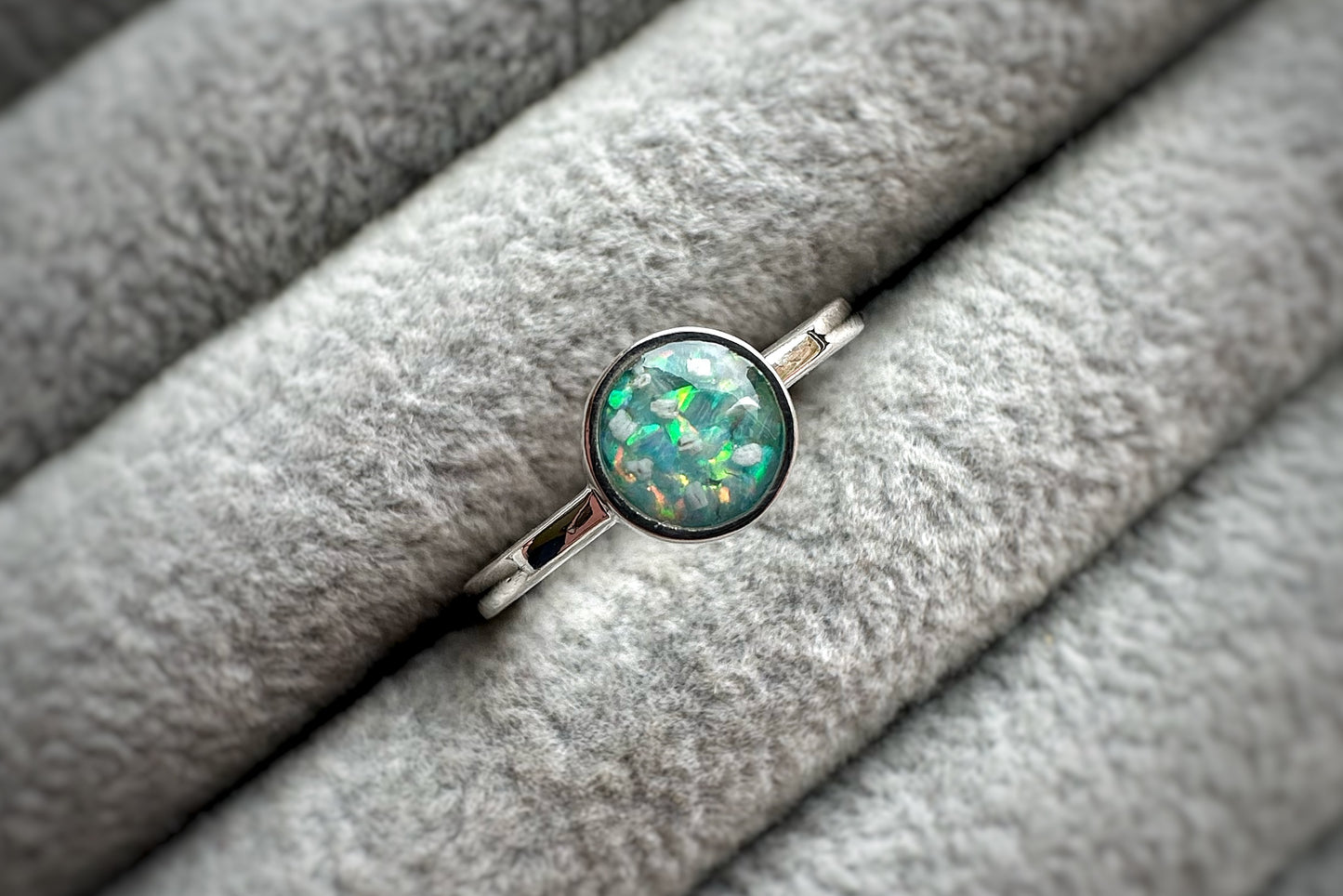 925 Silver Simple Round Ring