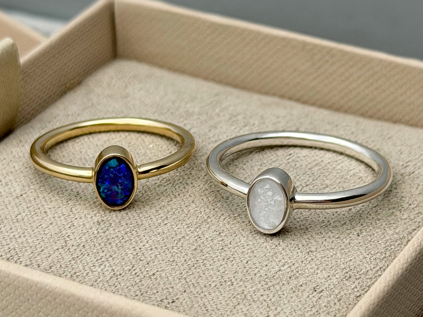 9k Gold Simple Oval Ring