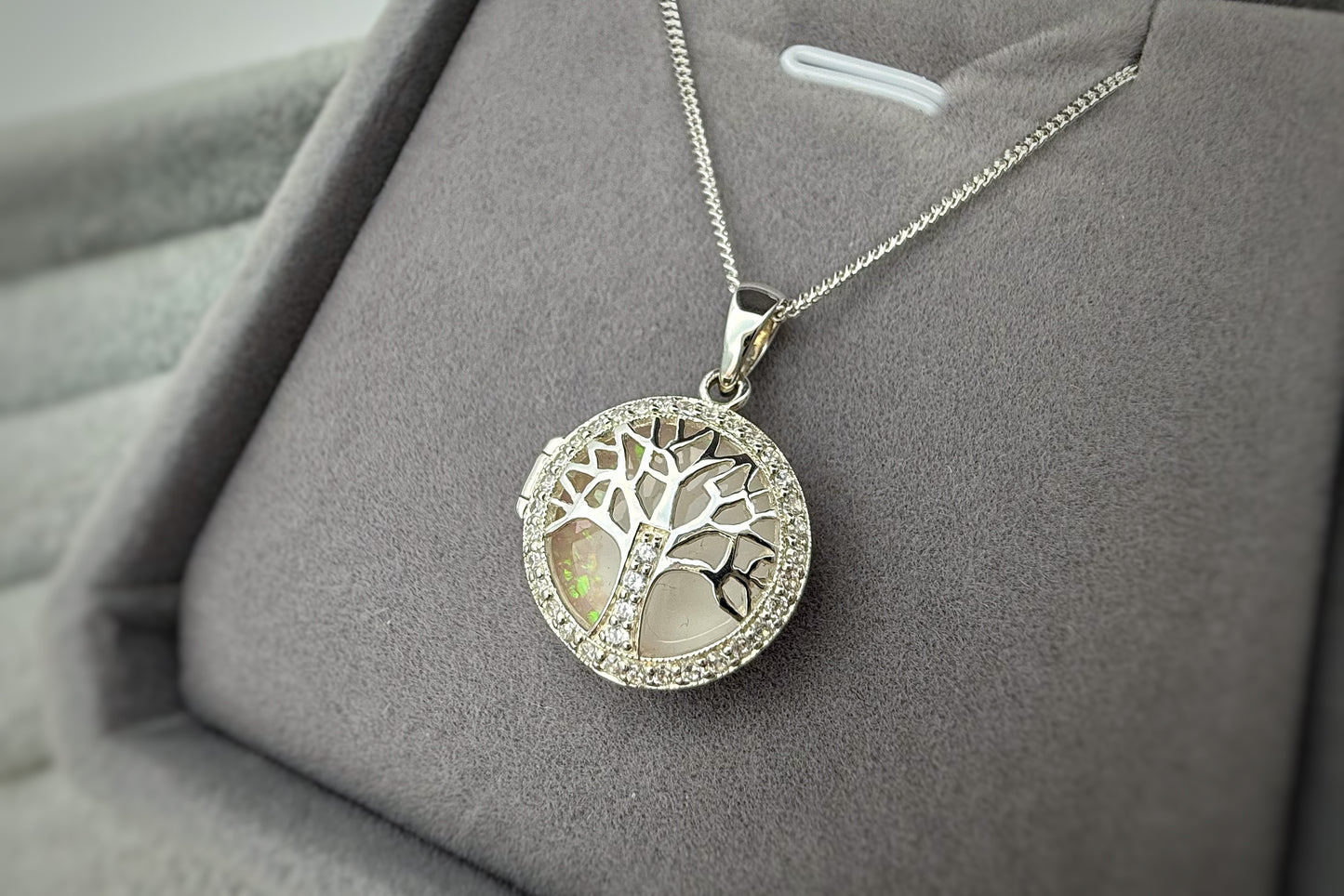 925 Silver Tree of Life Locket Pendant