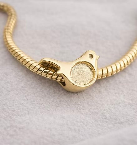 9K Gold Robin Charm