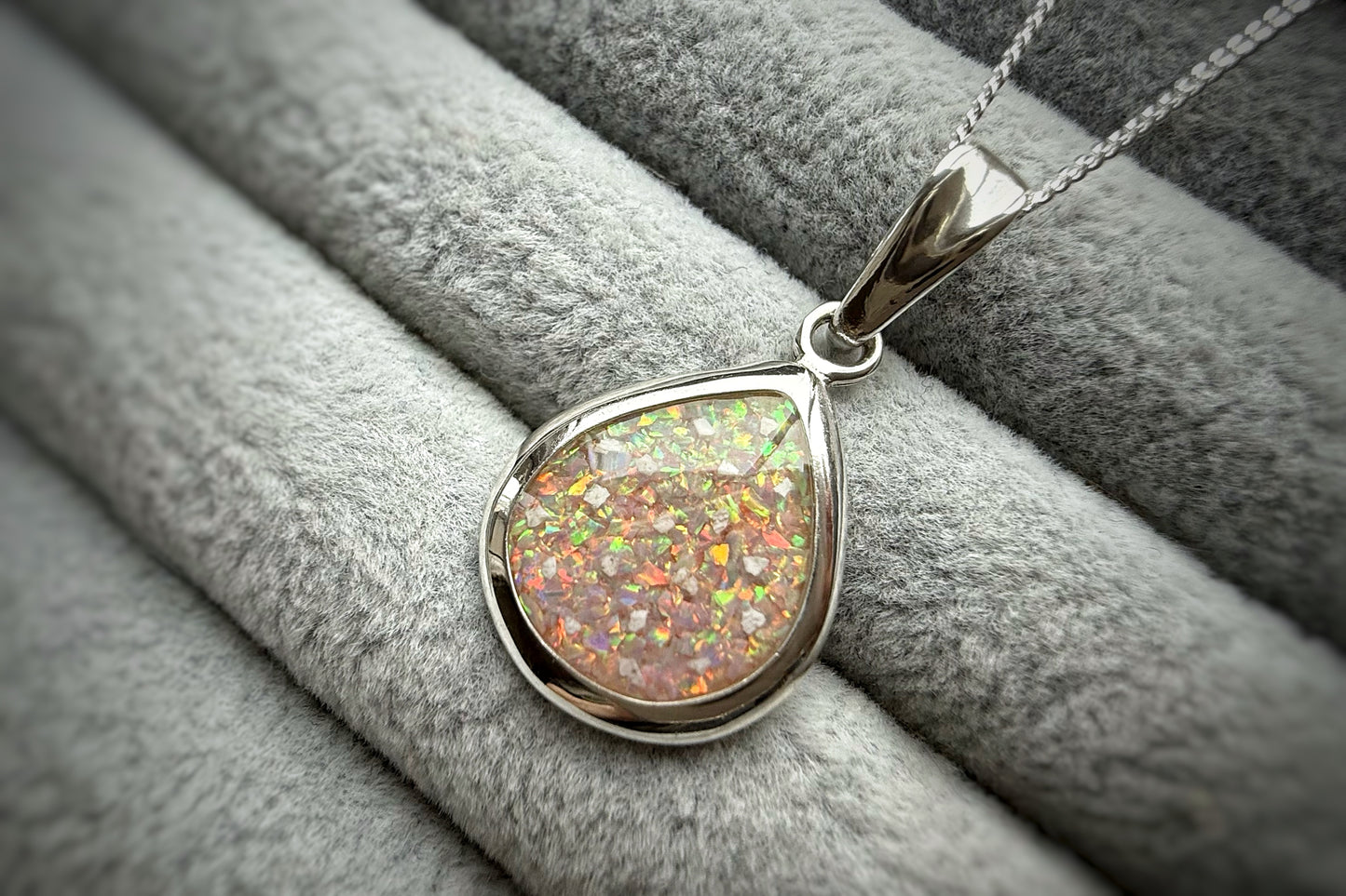 925 Silver Rounded Teardrop Pendant