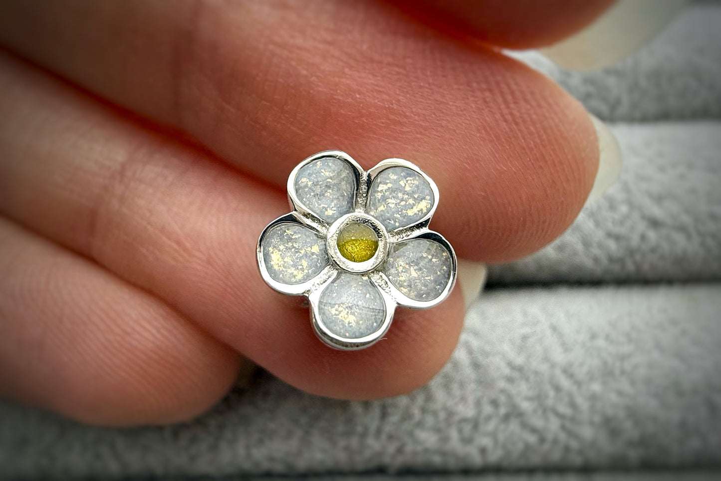 925 Silver Flower Charm