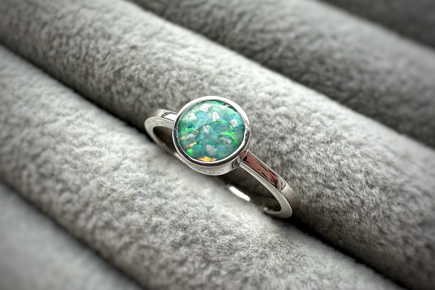 925 Silver Simple Round Ring