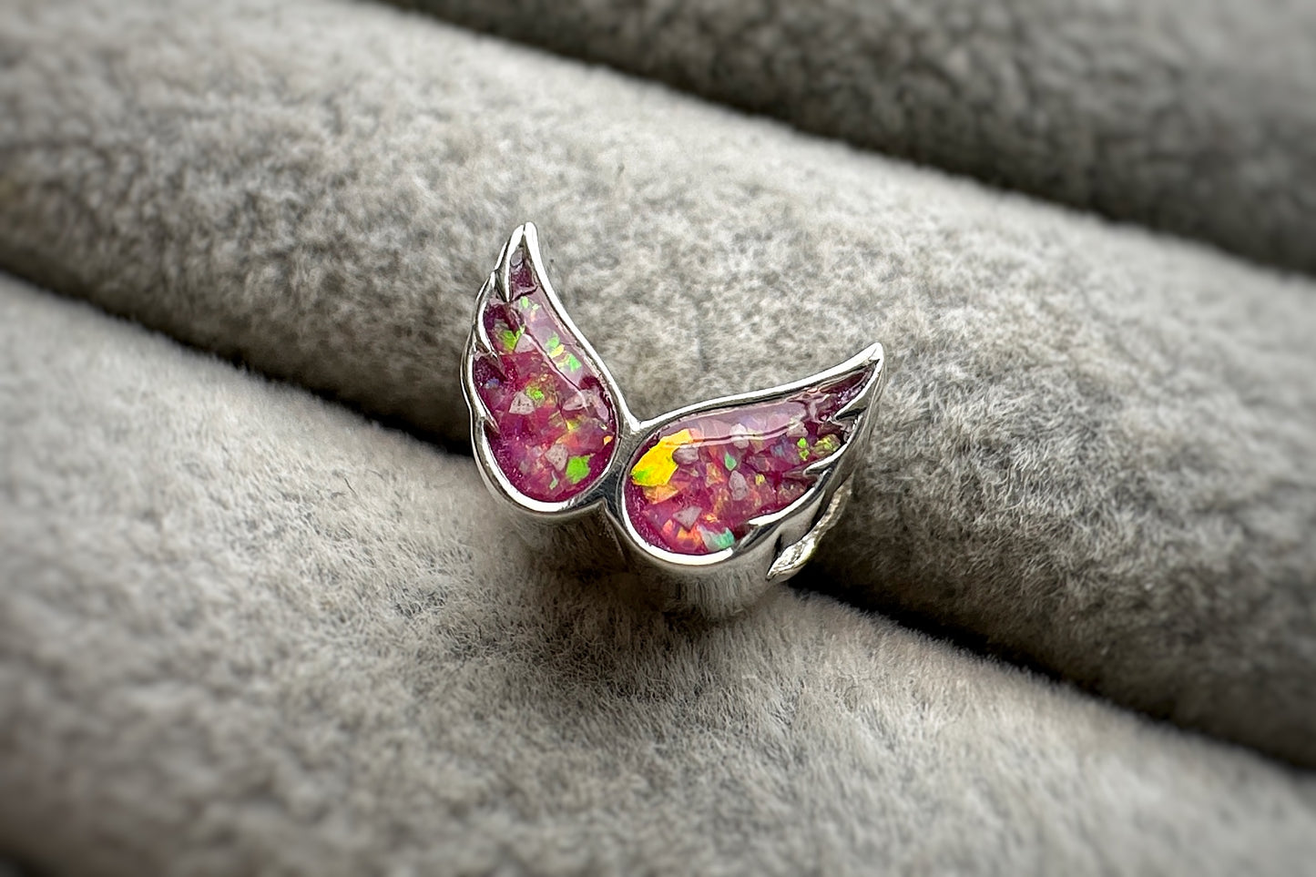 925 Silver Angel Wings Charm