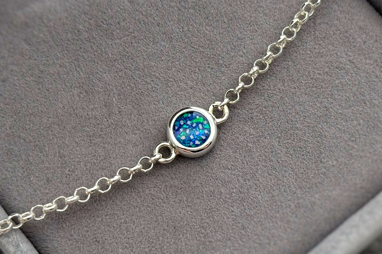 925 Silver Adjustable Belcher Chain Round Bracelet
