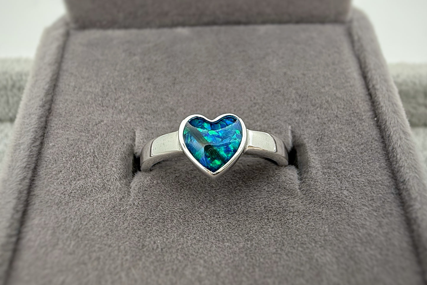925 Silver Simple Heart Ring