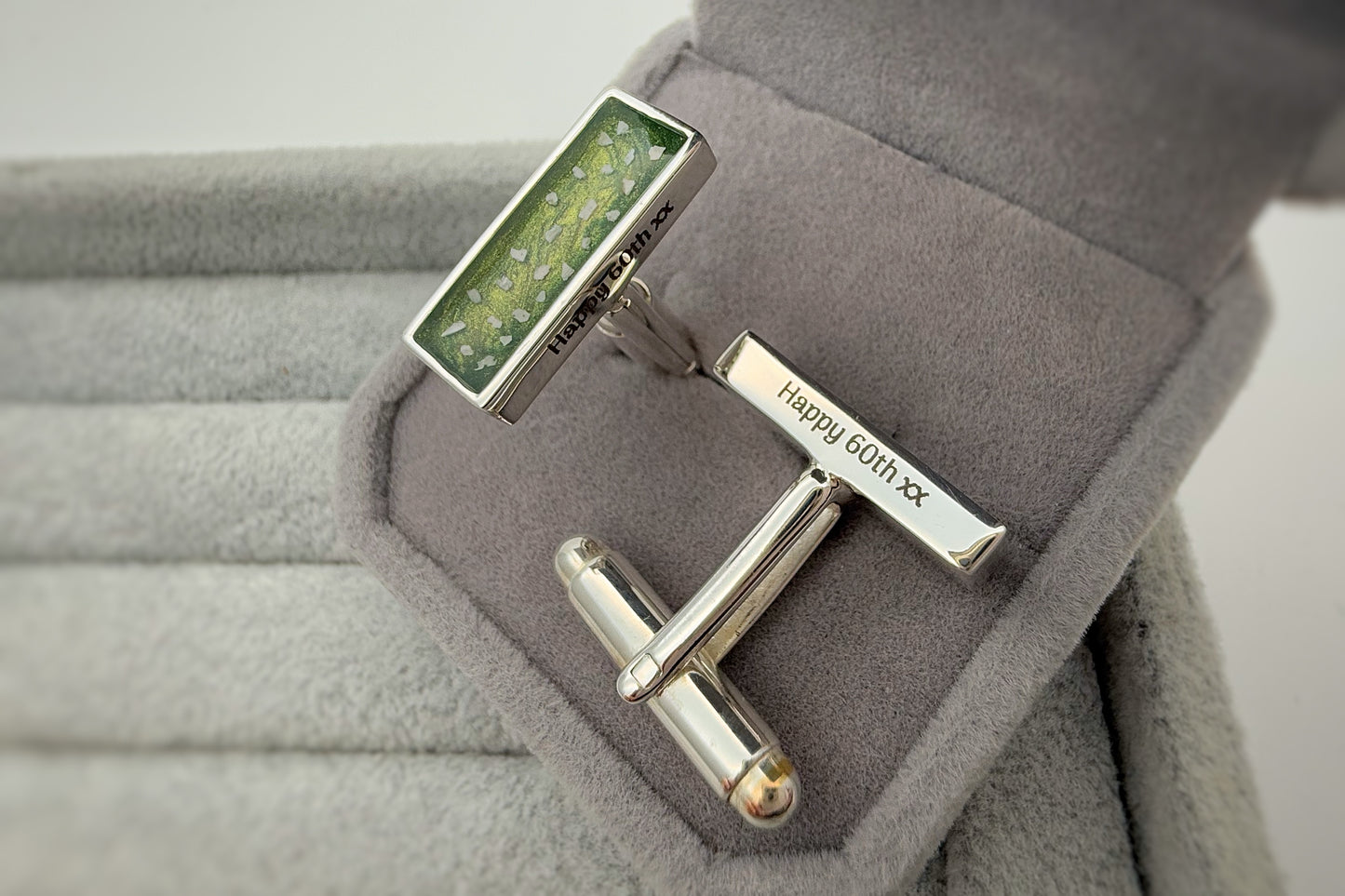 925 Silver Gent’s Rectangular Cufflinks