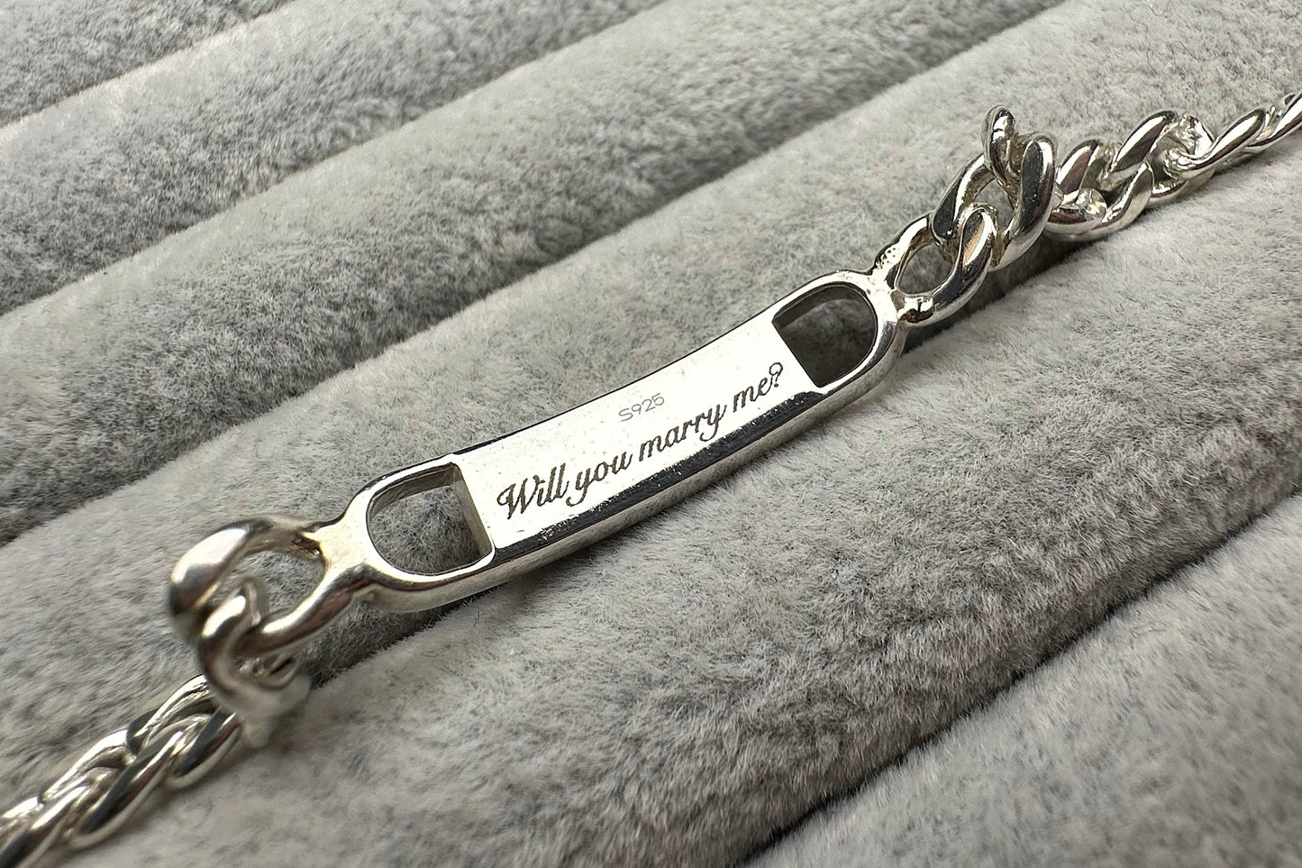 925 Silver Gents/Unisex Curb Chain Bracelet