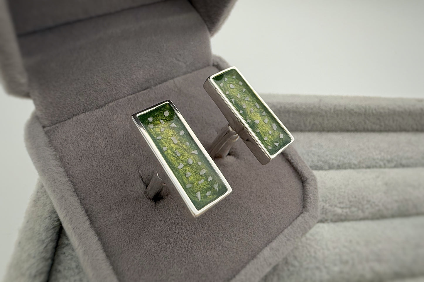 925 Silver Gent’s Rectangular Cufflinks