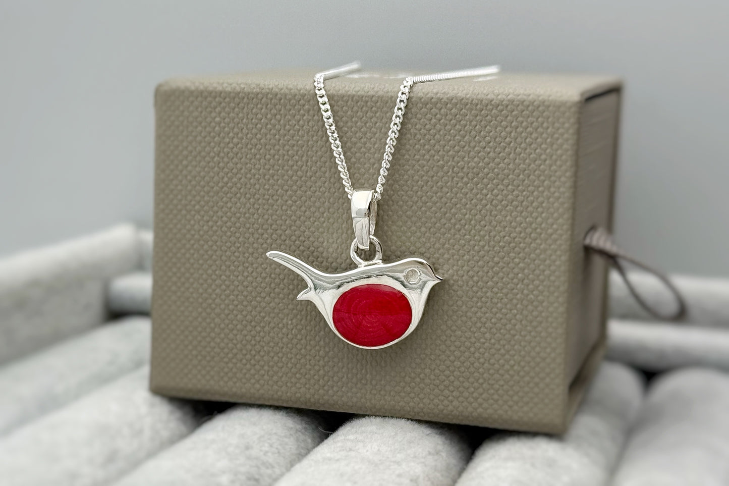 925 Silver Robin Pendant