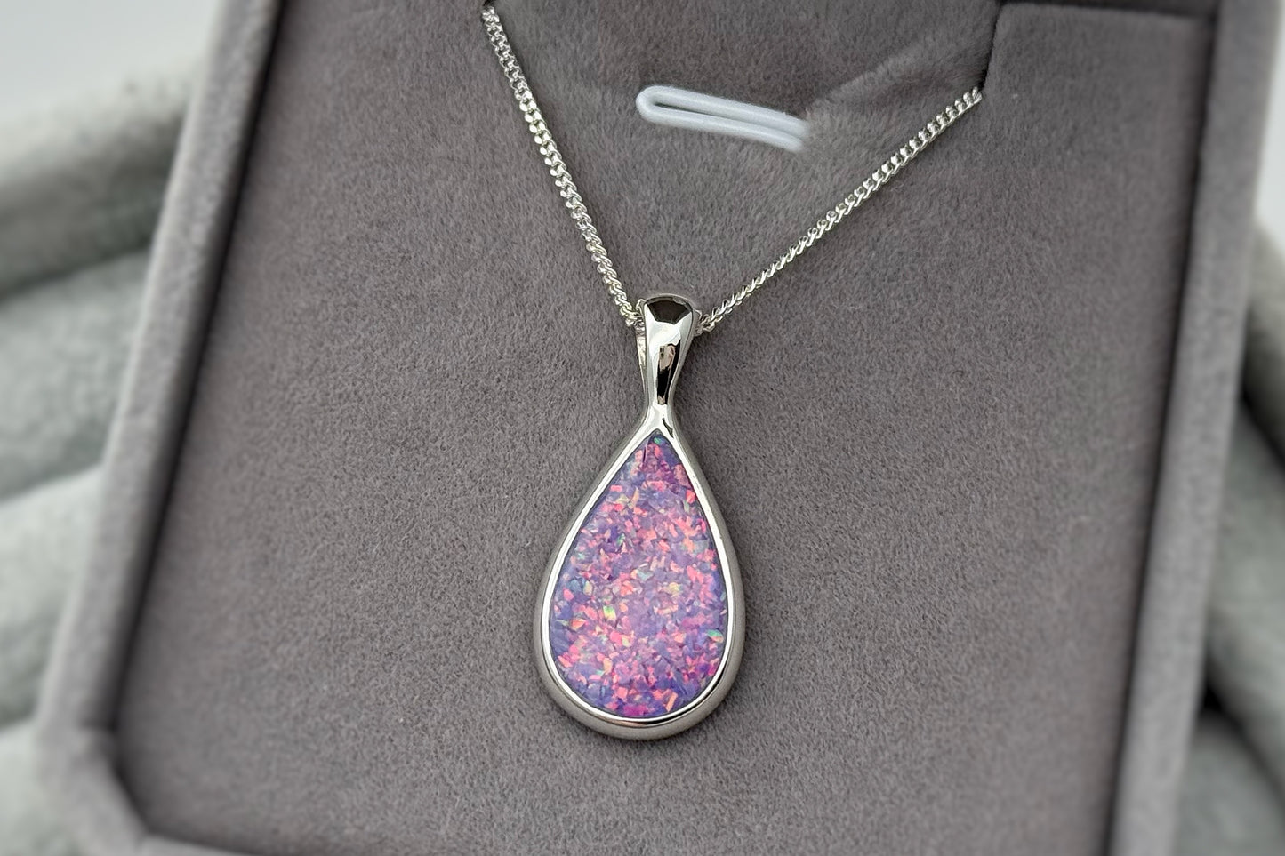 925 Silver Large Teardrop Pendant