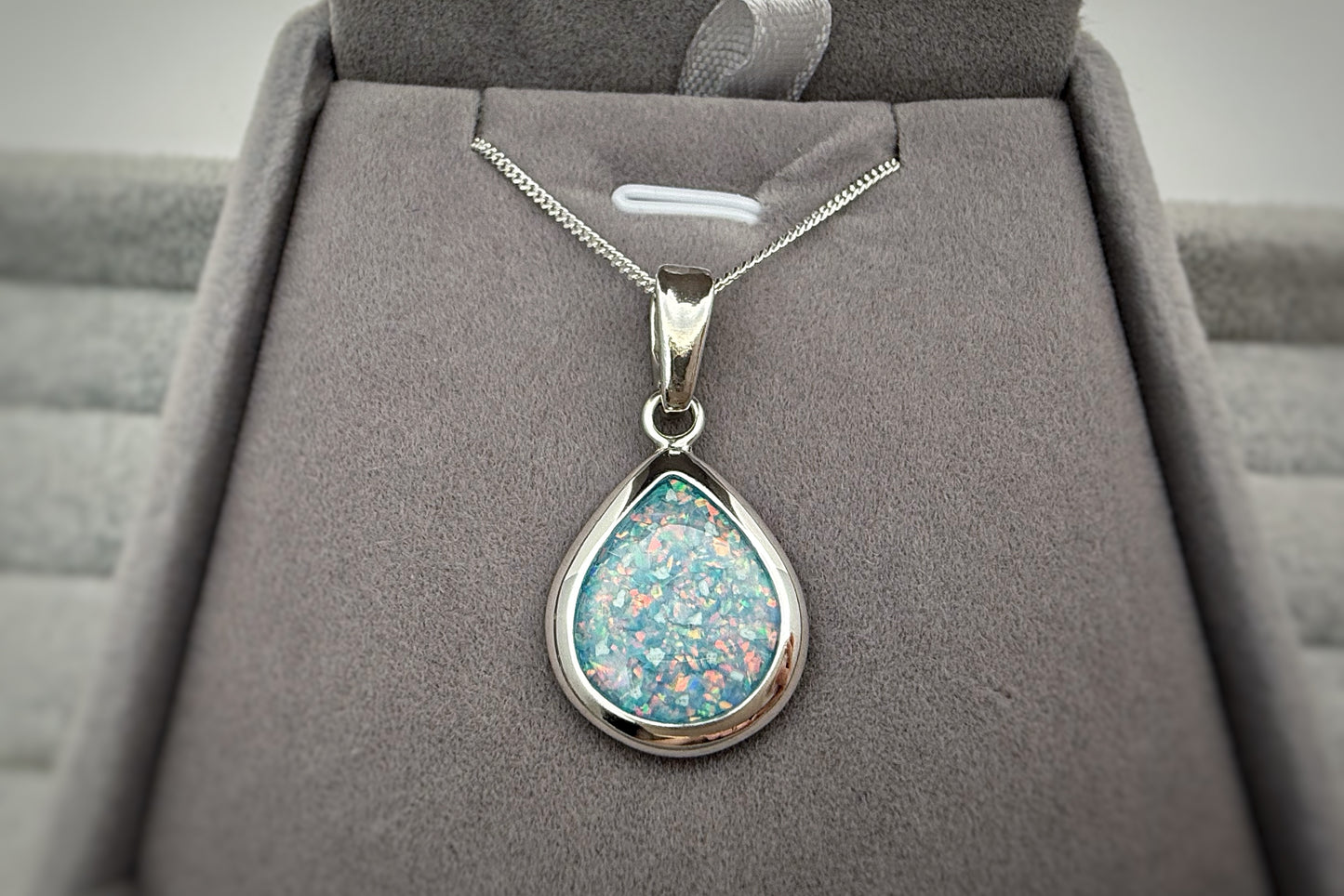 925 Silver Rounded Teardrop Pendant
