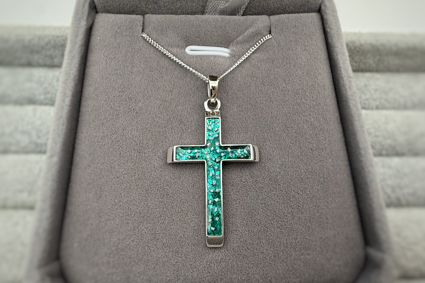925 Silver Gents/Unisex 3D Cross Pendant