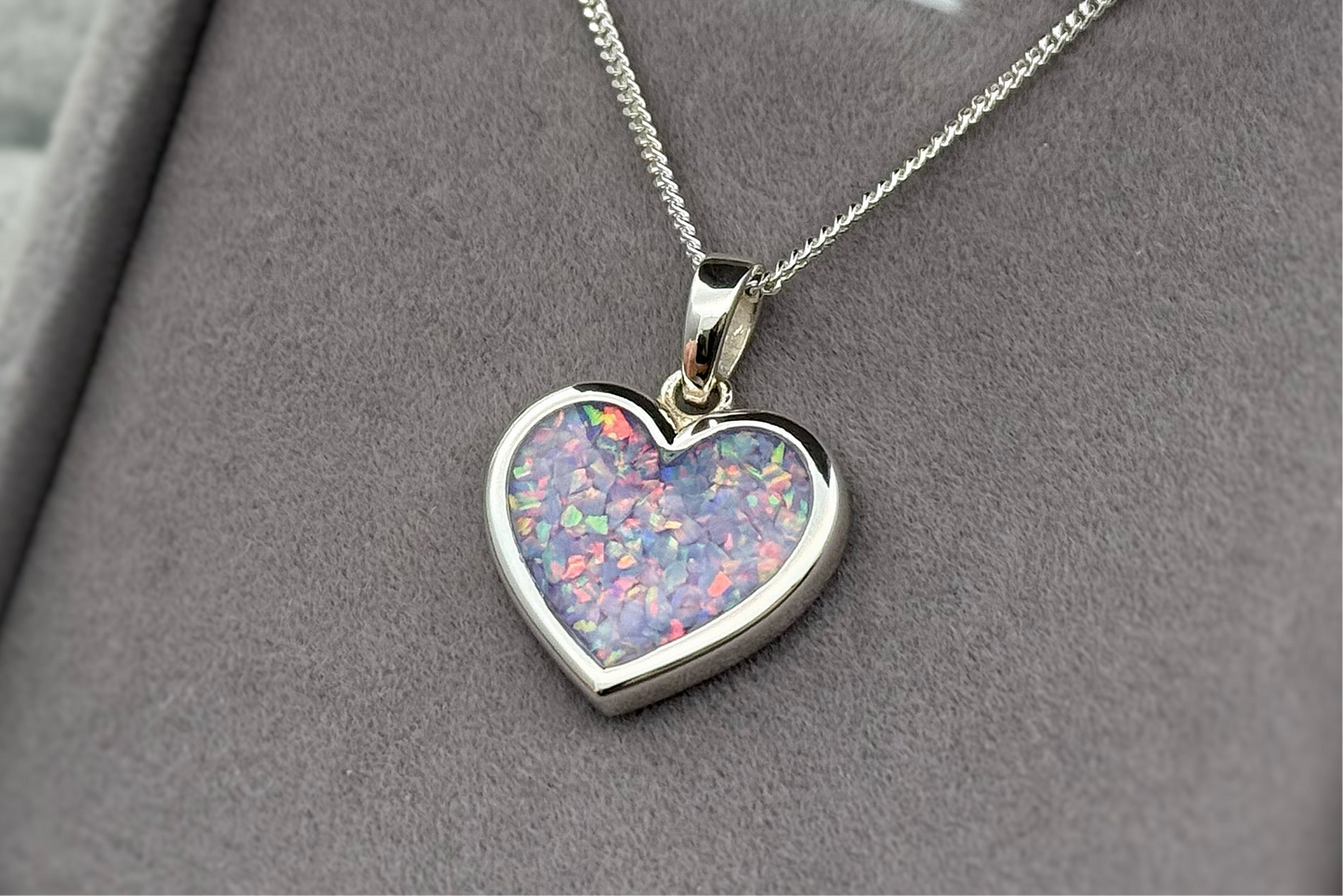 925 Silver Simple 16mm Heart Thick Trim Pendant