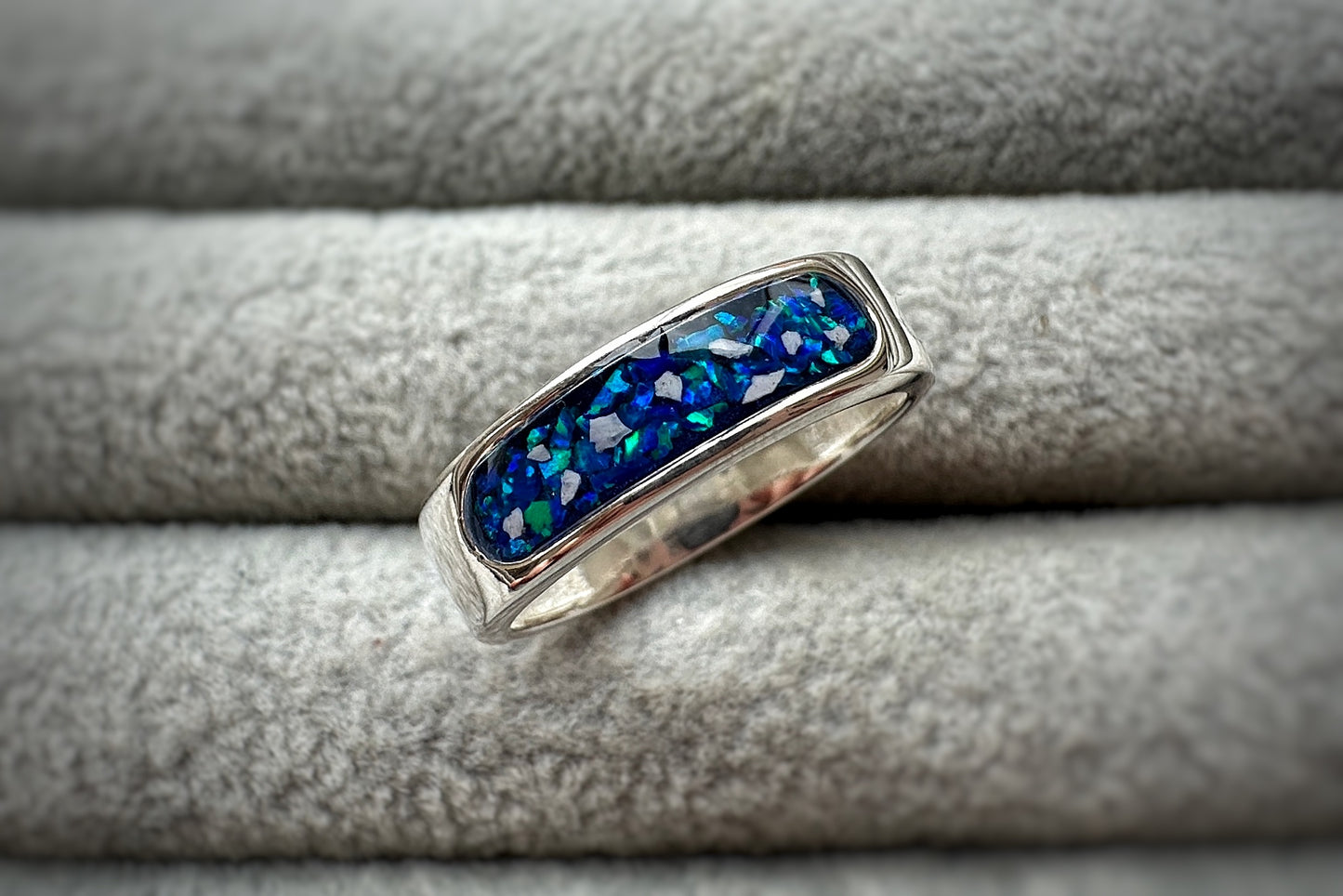 925 Silver Unisex 6mm Channel Band Ring