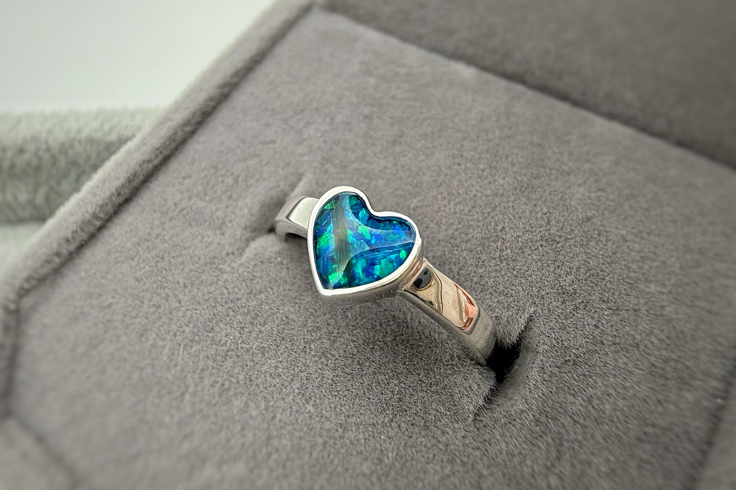 925 Silver Simple Heart Ring