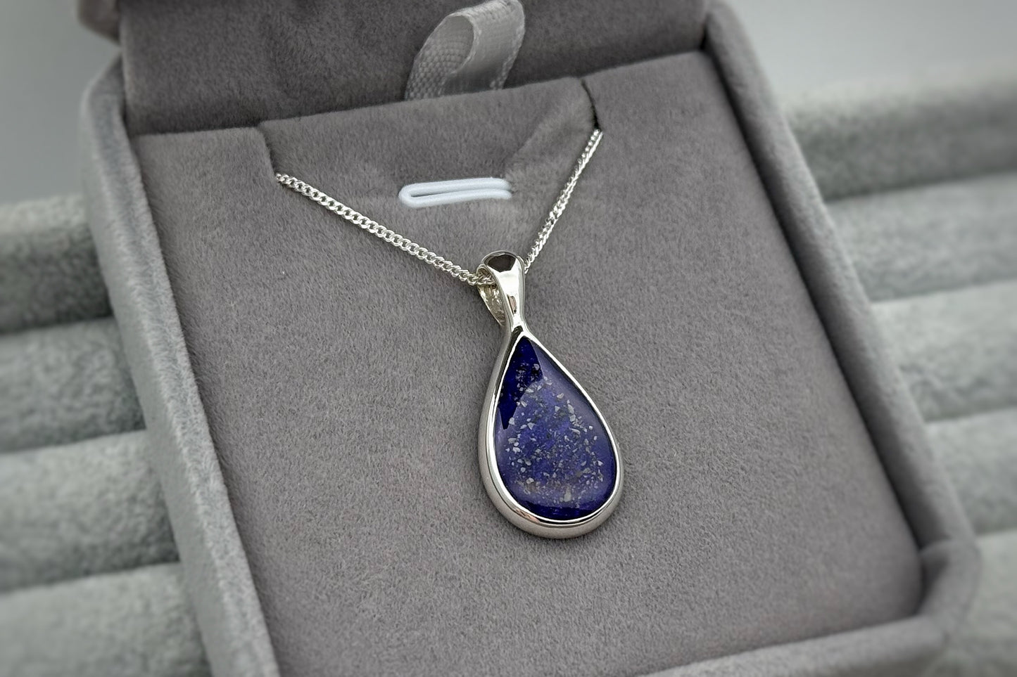 925 Silver Large Teardrop Pendant