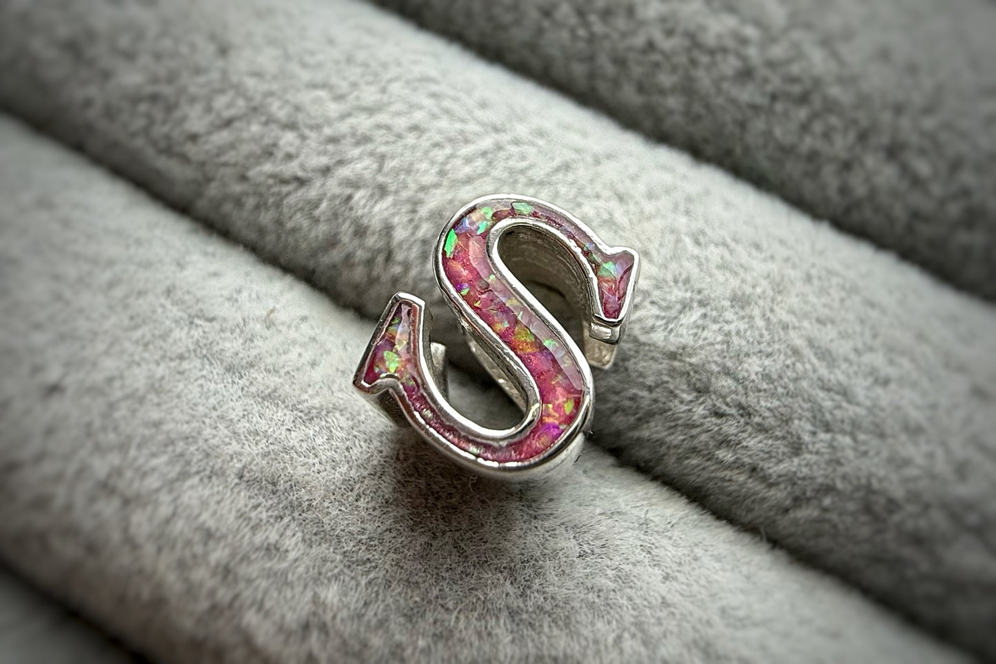 925 Silver Initial Charm