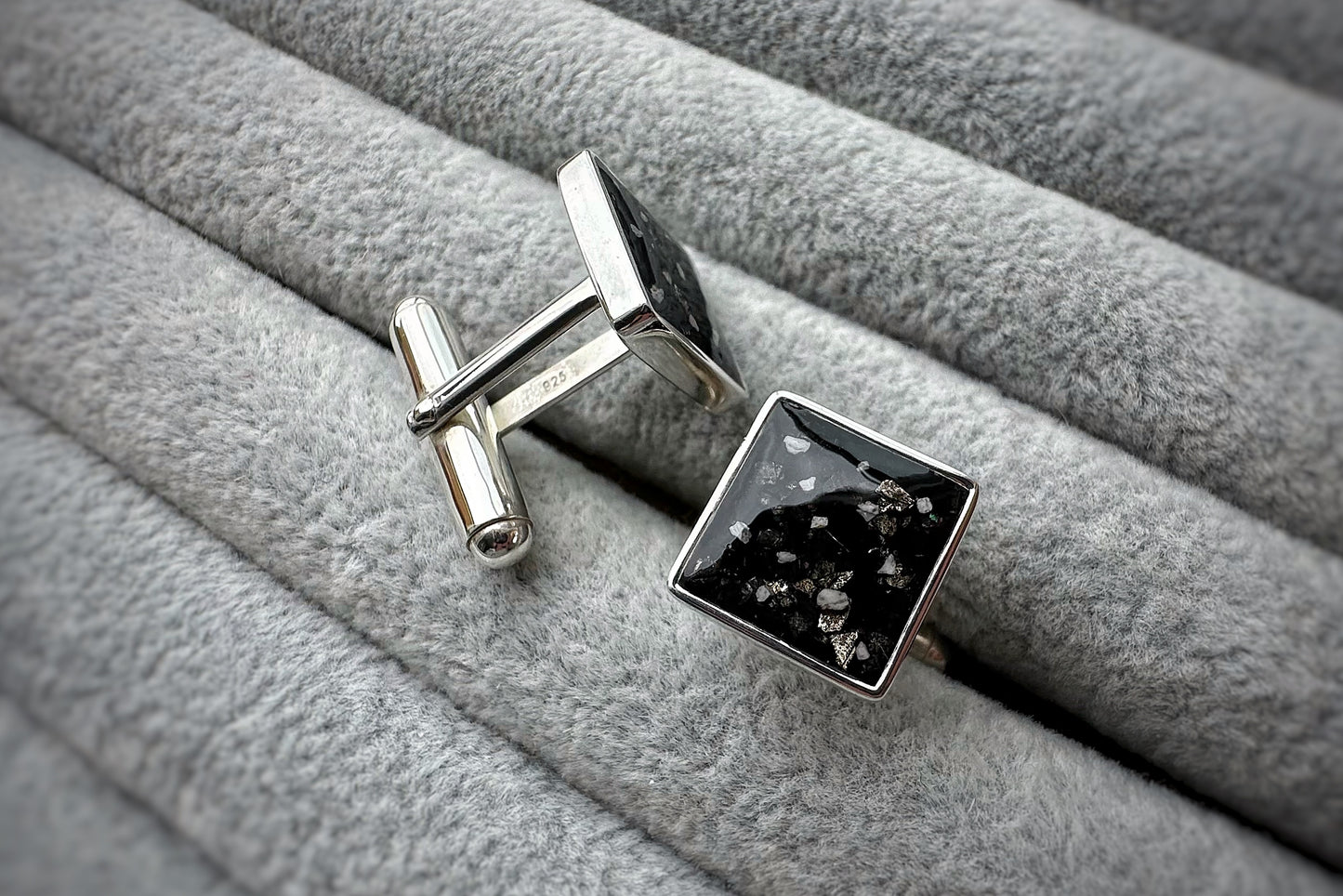 925 Silver Gent’s Square Cufflinks