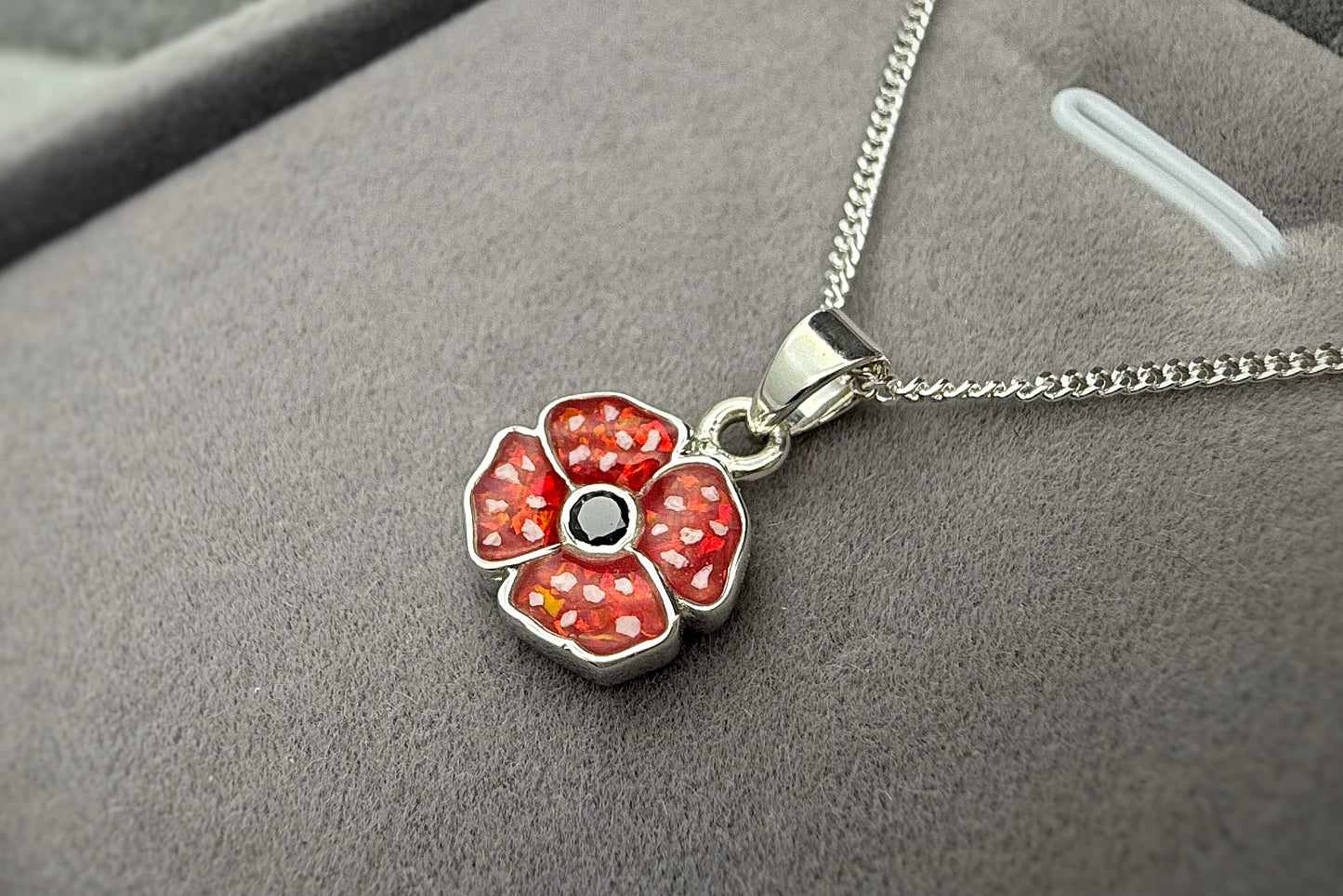 925 Silver Exclusive Poppy Pendant