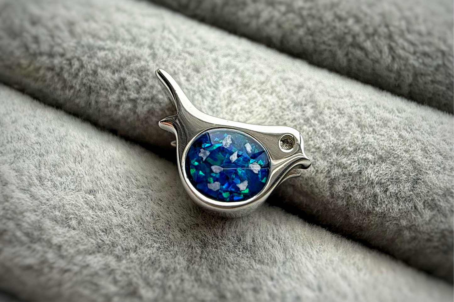 925 Silver Robin Charm