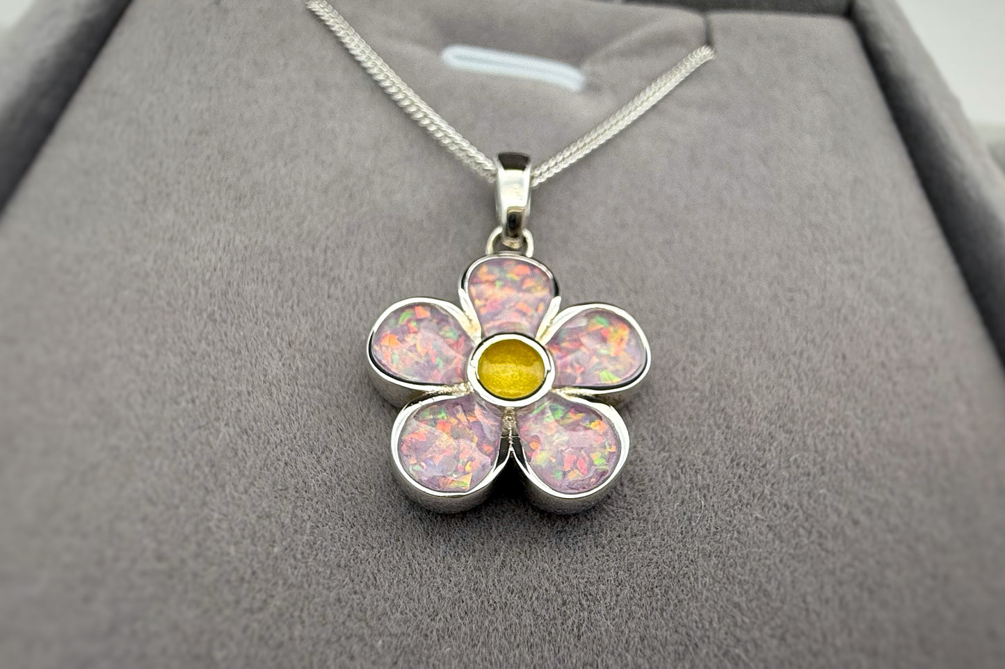 925 Silver Forget-Me-Not Pendant