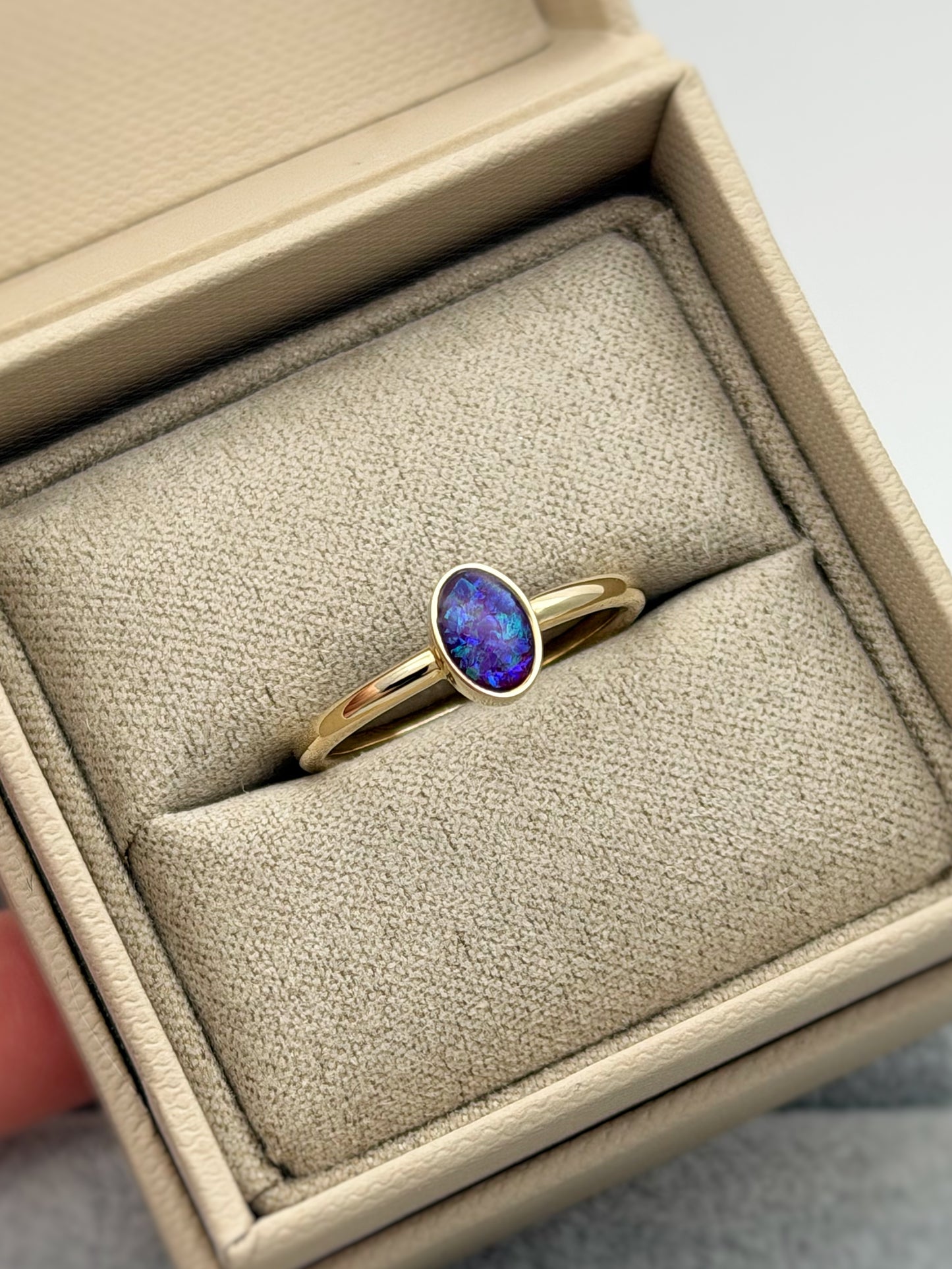 925 Silver Simple Oval Ring