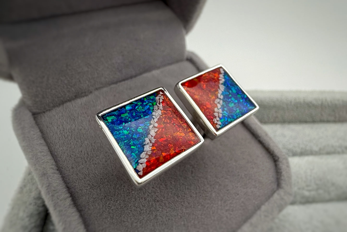 925 Silver Gent’s Square Cufflinks