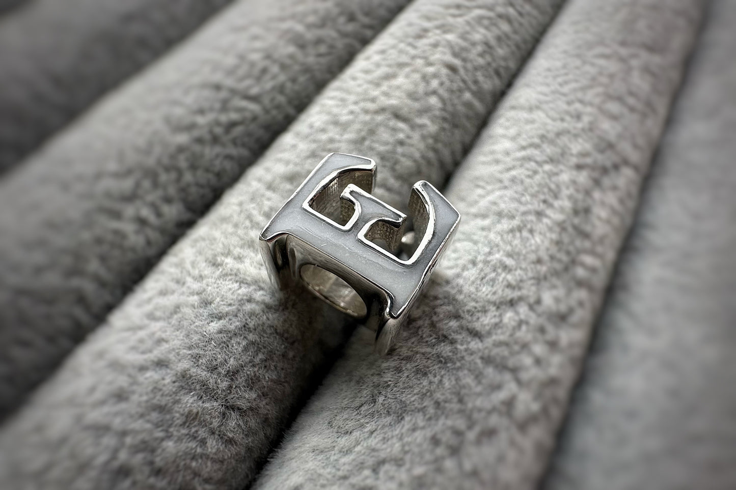 925 Silver Initial Charm