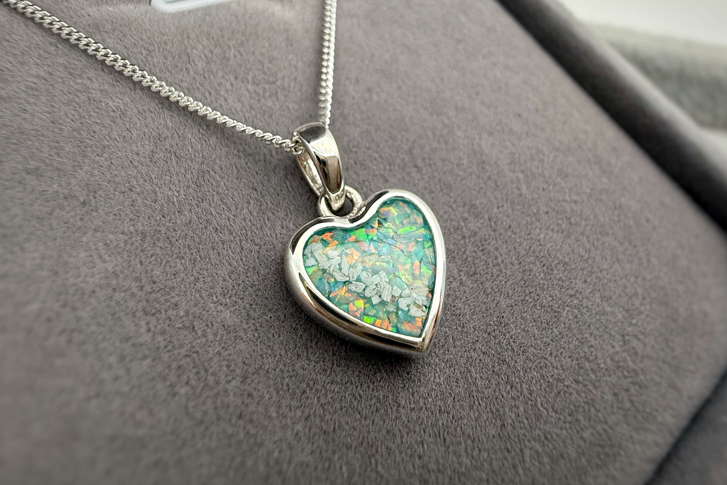 925 Silver Simple 14mm Heart Thick Trim Pendant
