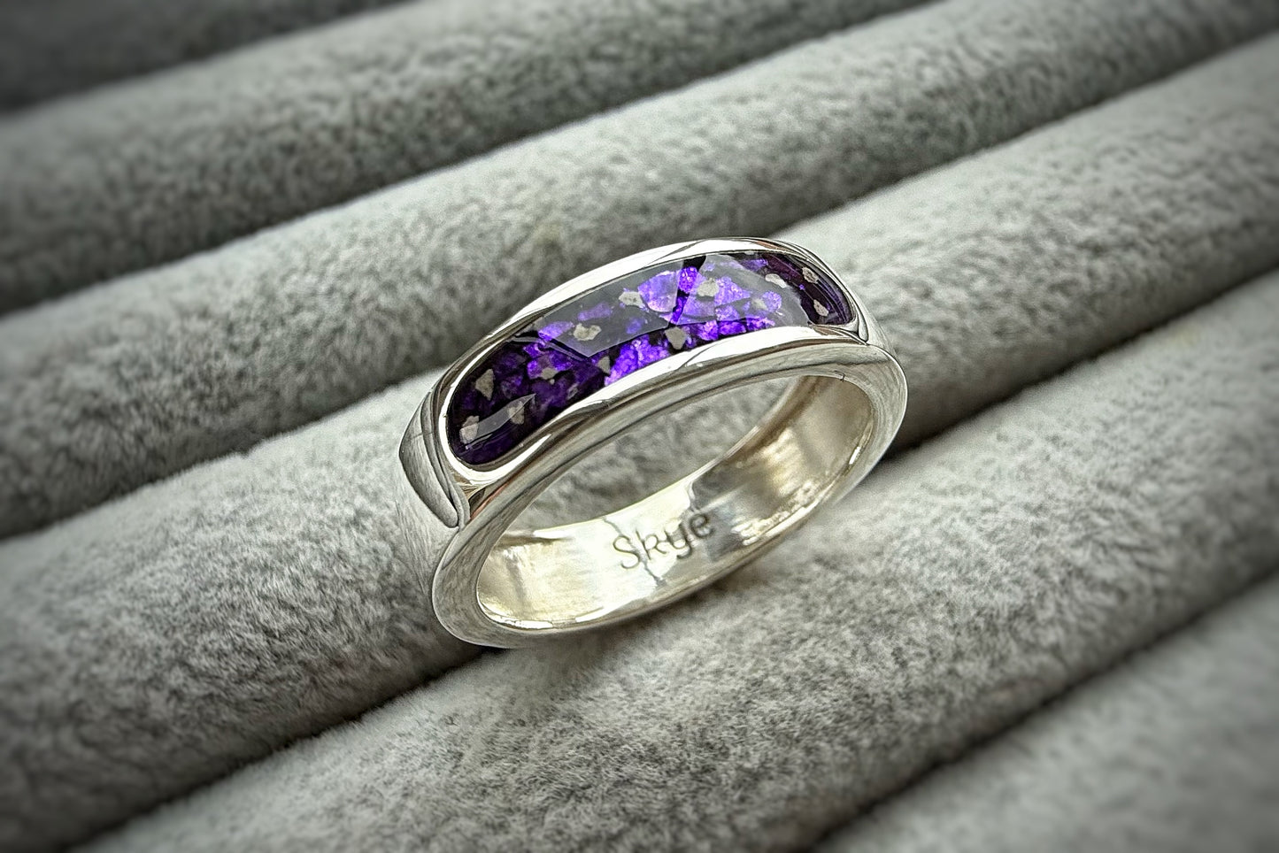 925 Silver Unisex 6mm Channel Band Ring