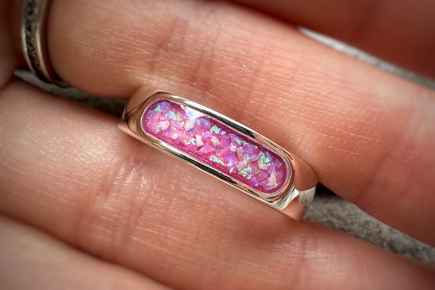 925 Silver Unisex 6mm Channel Band Ring