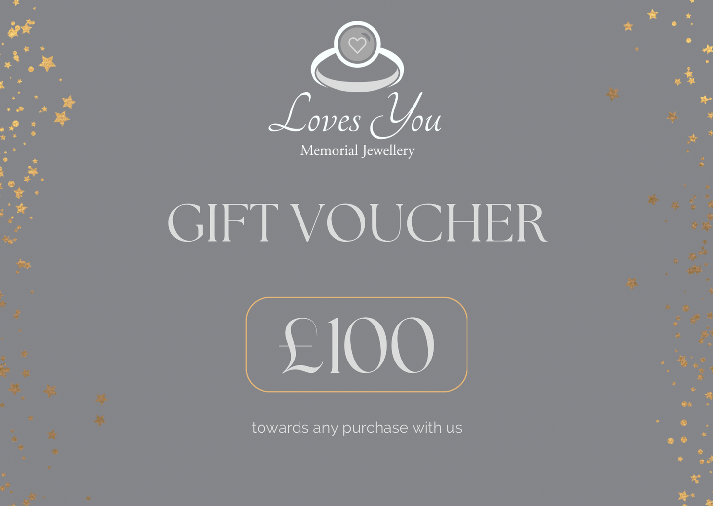 Loves You Memorial Jewellery Gift Voucher