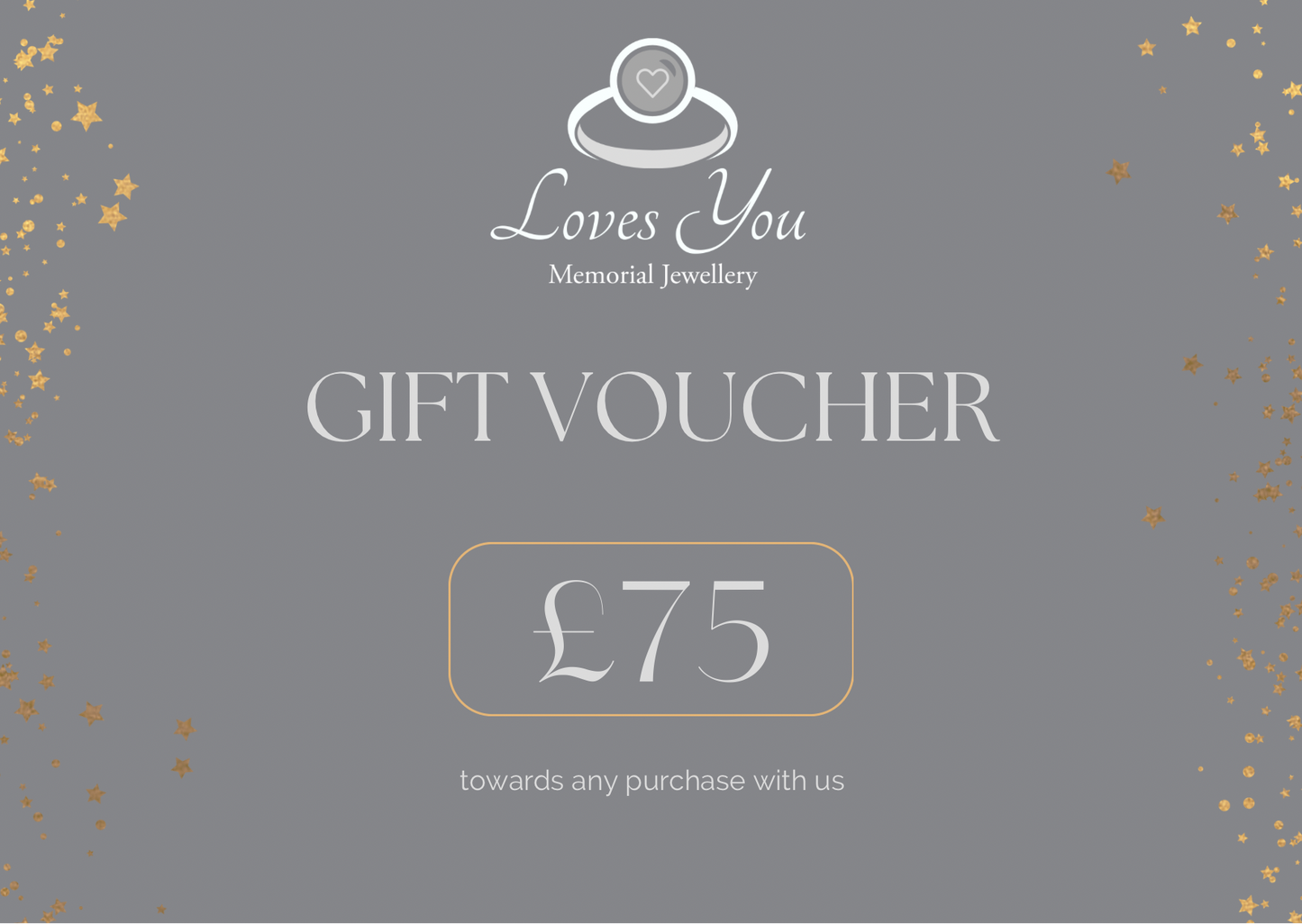Loves You Memorial Jewellery Gift Voucher