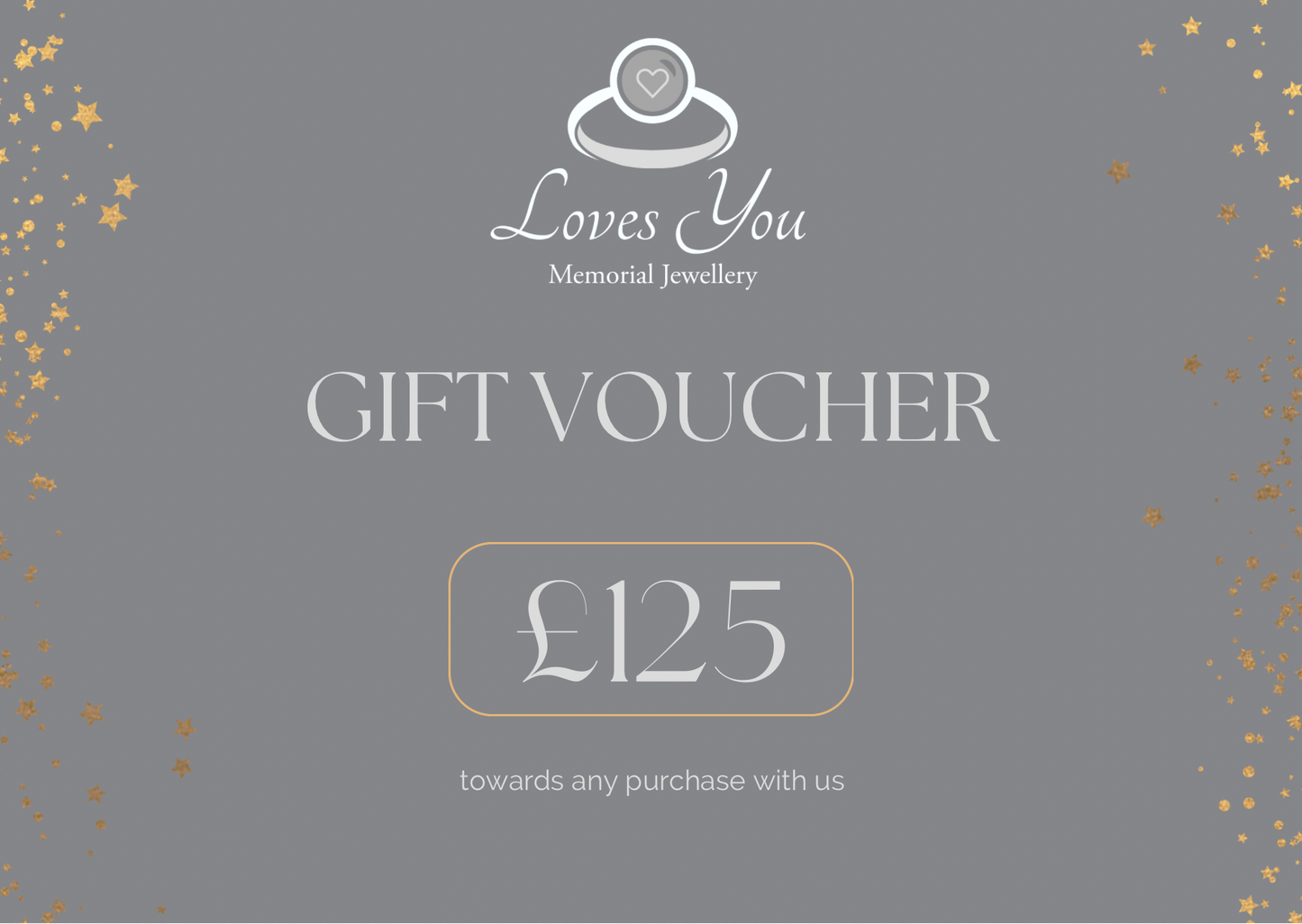Loves You Memorial Jewellery Gift Voucher