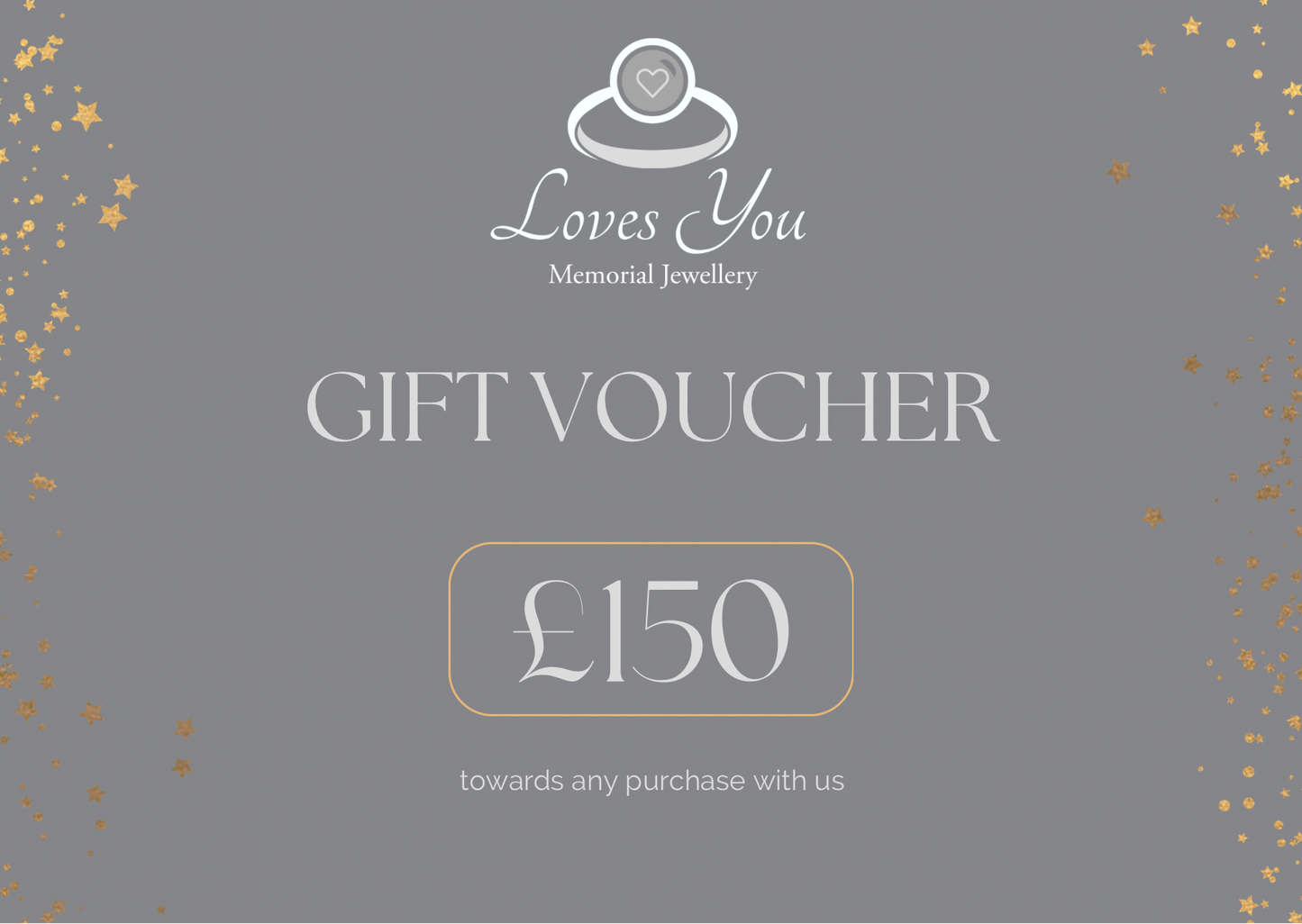 Loves You Memorial Jewellery Gift Voucher
